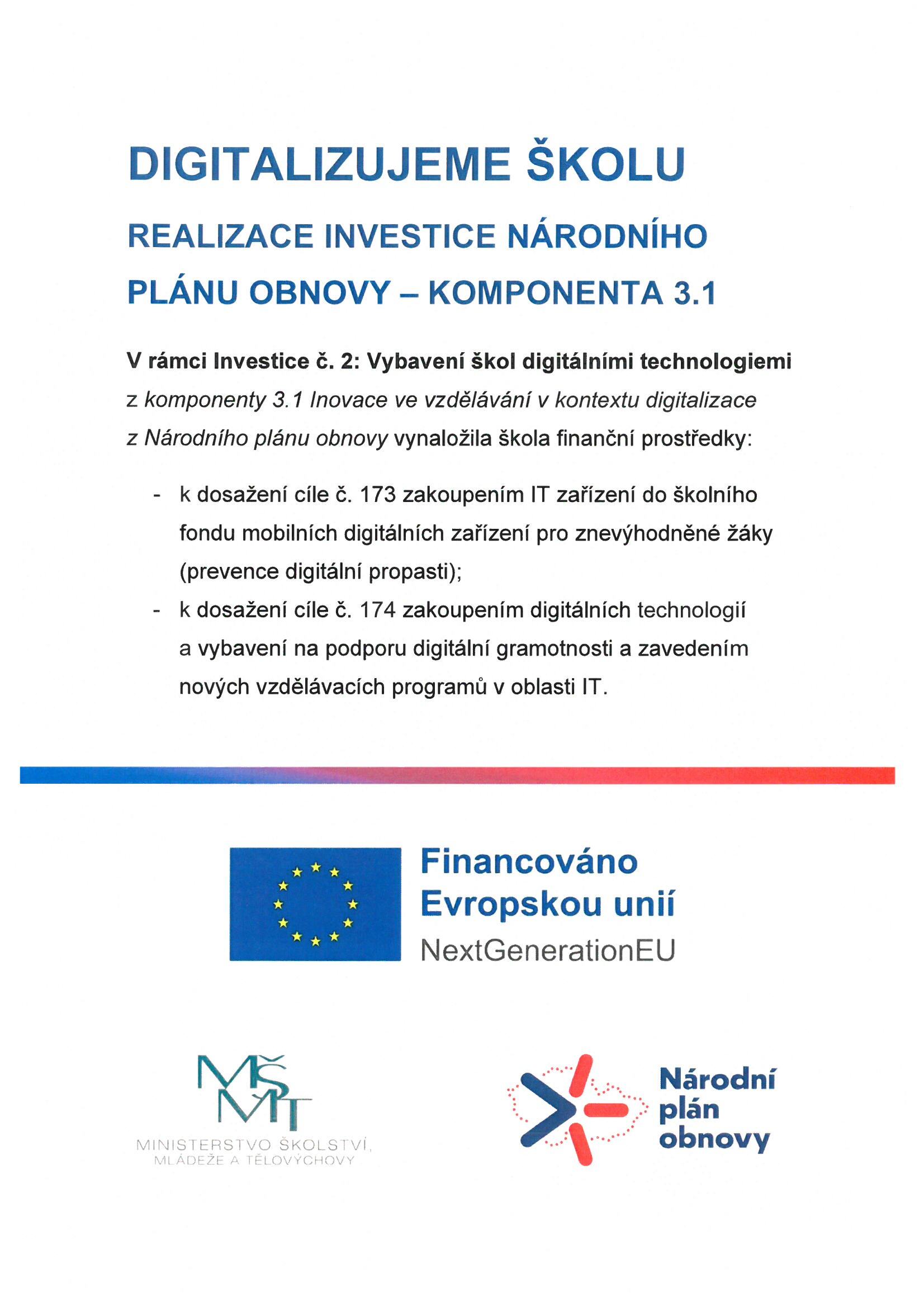 Digitalizujeme školu